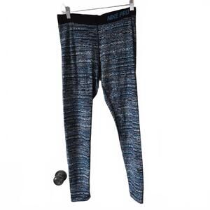 Nike Pro Dri-FIT Leggings -‎ Stylish Blue - Large